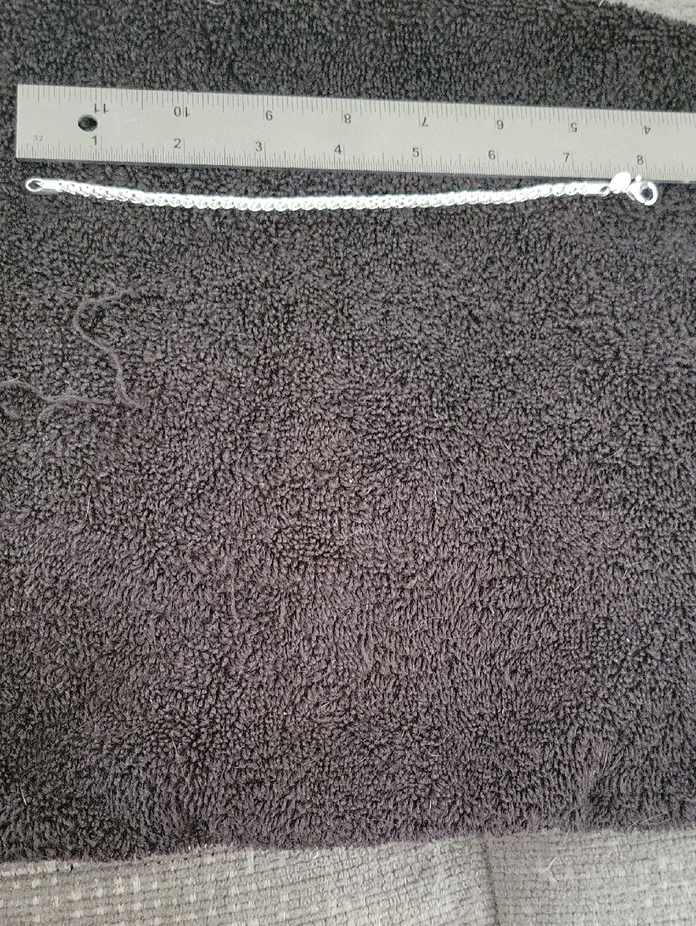 Source Unknown Silver Braided Chain Bracelet